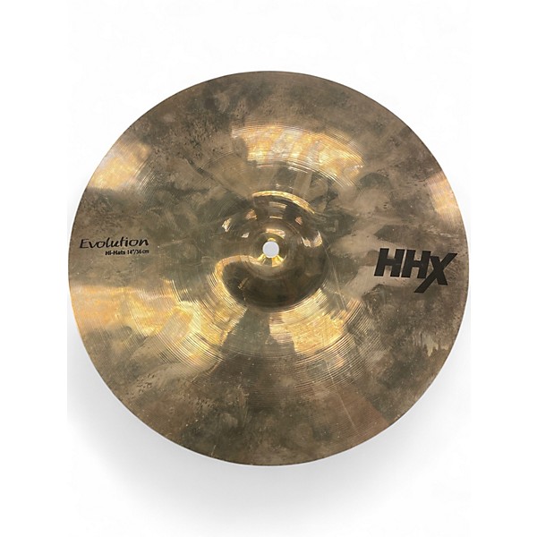 Used SABIAN 14in HHX Evolution Hi Hat Pair Cymbal