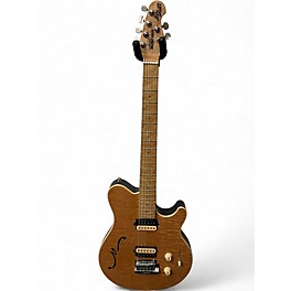 Used Ernie Ball Music Man Axis Super Sport Semi Hollow Natural Hollow Body Electric Guitar