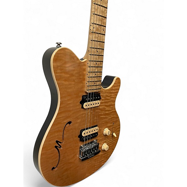 Used Ernie Ball Music Man Axis Super Sport Semi Hollow Natural Hollow Body Electric Guitar