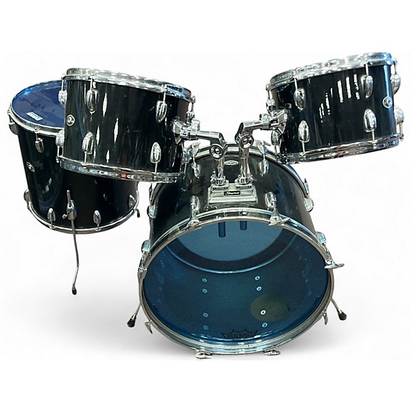 Used Slingerland 4 Piece 4 PIECE BLACK Drum Kit