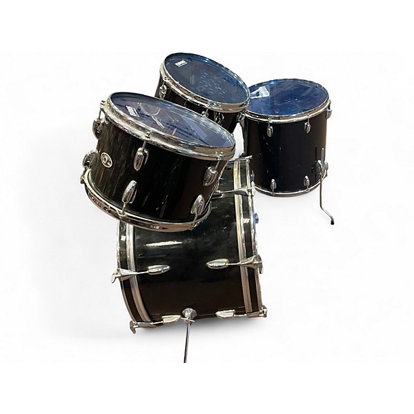 Used Slingerland 4 Piece 4 PIECE BLACK Drum Kit