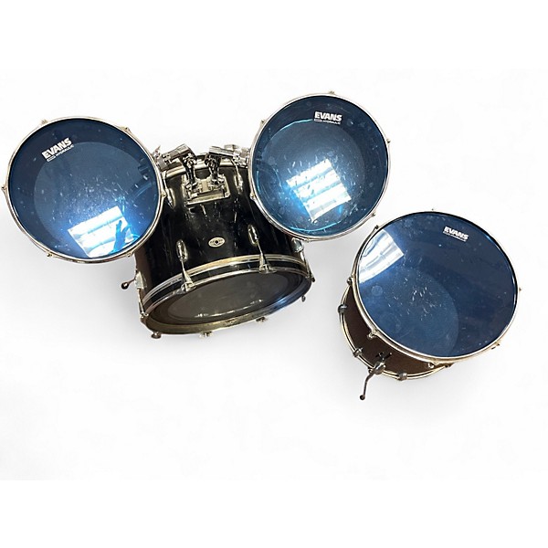 Used Slingerland 4 Piece 4 PIECE BLACK Drum Kit