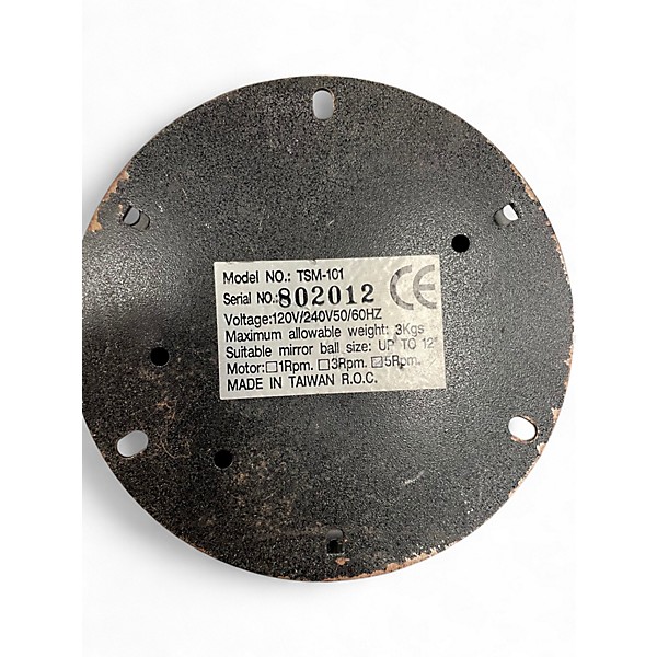 Used Shocky TSM-101 Mirror Ball Mount (Mirror Ball NOT Included) Lighting Controller