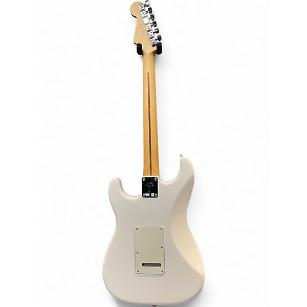 Used Fender Player Stratocaster White Solid Body Electric Guitar