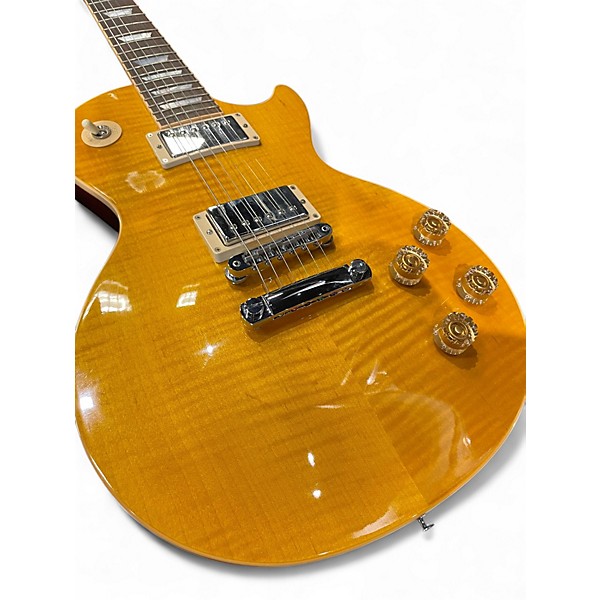 Used Gibson Les Paul Standard Yellow Solid Body Electric Guitar