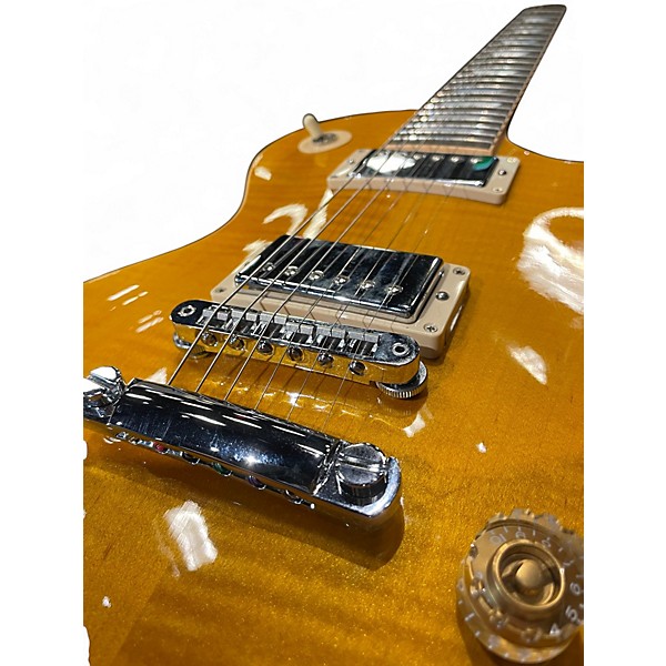 Used Gibson Les Paul Standard Yellow Solid Body Electric Guitar