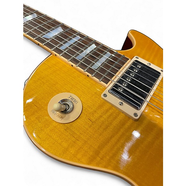 Used Gibson Les Paul Standard Yellow Solid Body Electric Guitar