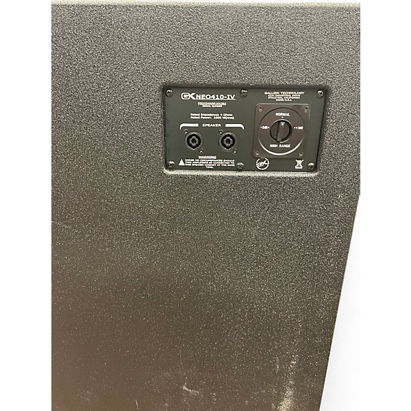 Used Gallien-Krueger NEO 410 IV Bass Cabinet