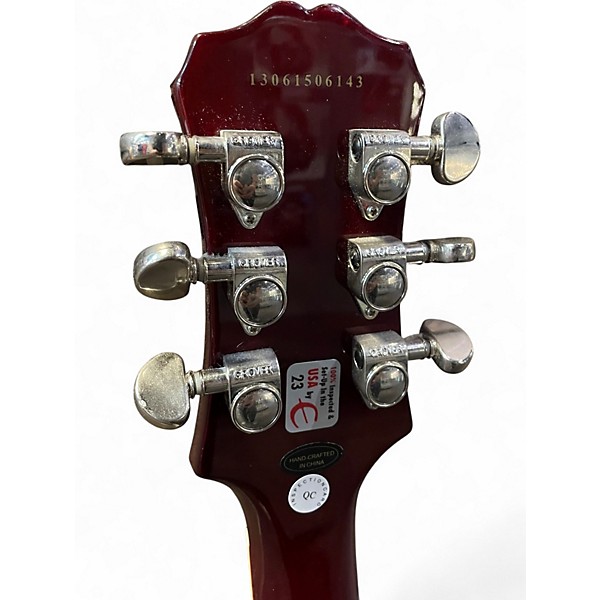 Used Epiphone Les Paul Standard Pro Red Solid Body Electric Guitar