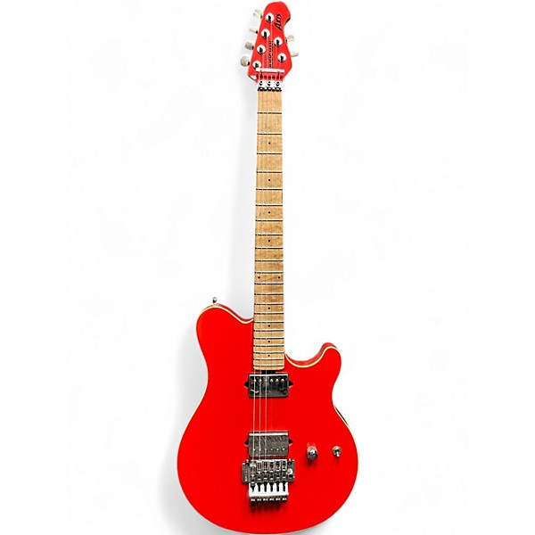 Used 2009 Ernie Ball Music Man Axis Red Solid Body Electric Guitar