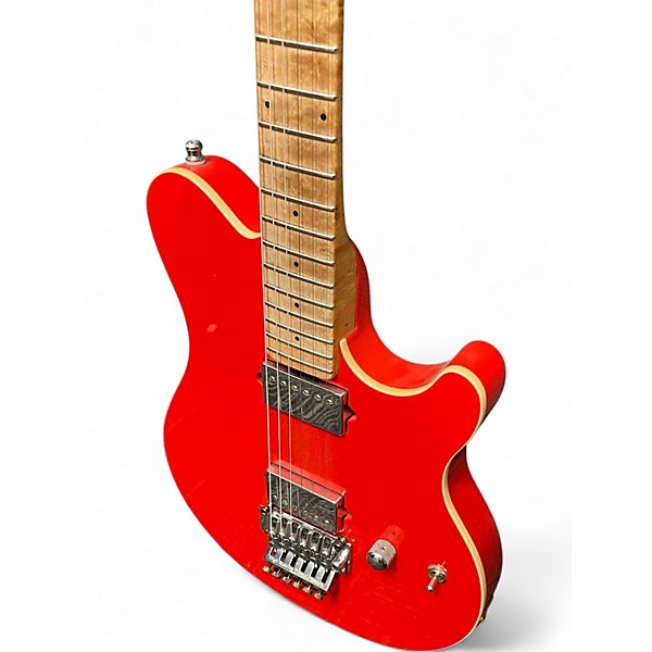 Used 2009 Ernie Ball Music Man Axis Red Solid Body Electric Guitar