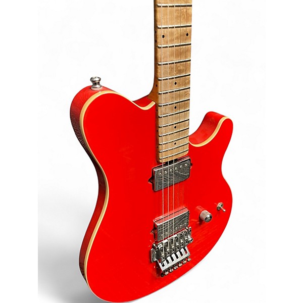 Used 2009 Ernie Ball Music Man Axis Red Solid Body Electric Guitar