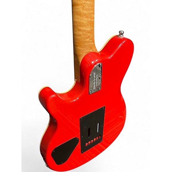 Used 2009 Ernie Ball Music Man Axis Red Solid Body Electric Guitar