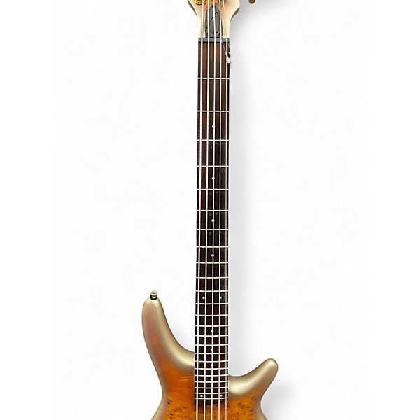 Used Ibanez SR405 5 String MARS GOLD Electric Bass Guitar