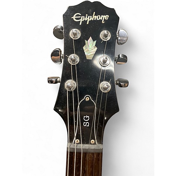 Used Epiphone SG Ebony Solid Body Electric Guitar