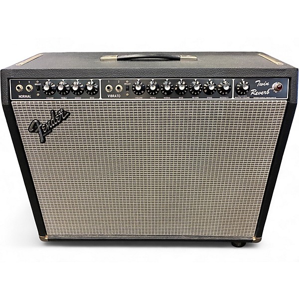 Vintage 1980s Fender Twin Reverb 2x12 Tube Guitar Combo Amp