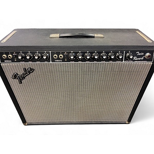 Vintage 1980s Fender Twin Reverb 2x12 Tube Guitar Combo Amp