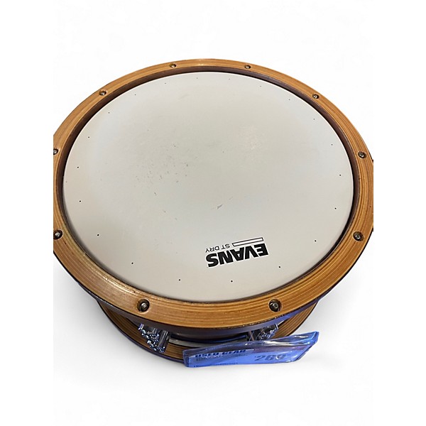 Used PDP by DW 14in Dark Stain Maple and Walnut Snare with Walnut Hoops Dark Stain Maple Drum