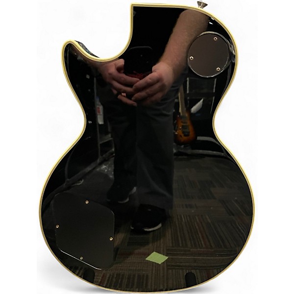 Used Epiphone Prophecy Les Paul Custom Plus Trans Black Solid Body Electric Guitar