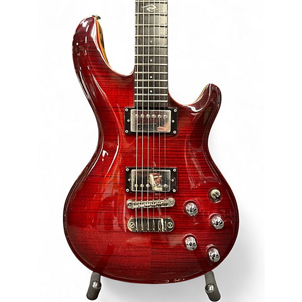 Used Dean Hardtail 2 Trans Red Solid Body Electric Guitar