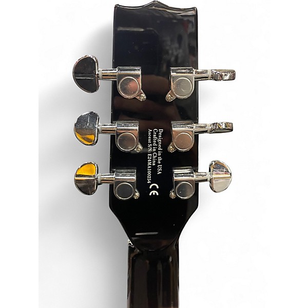 Used Heritage ASCENT H-137 P90 Black Solid Body Electric Guitar