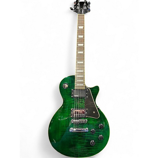 Used Agile AL3200 MCC Trans Green Solid Body Electric Guitar