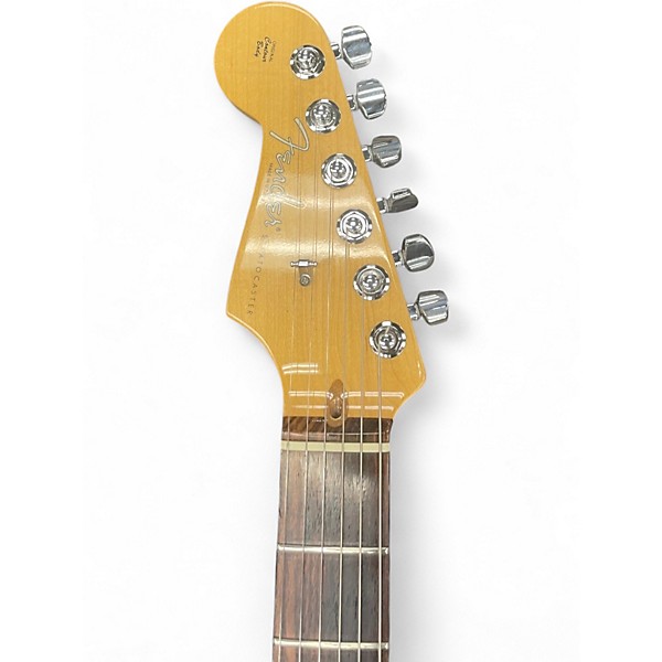 Used Fender American Standard Stratocaster Left Handed Blizzard Pearl Electric Guitar