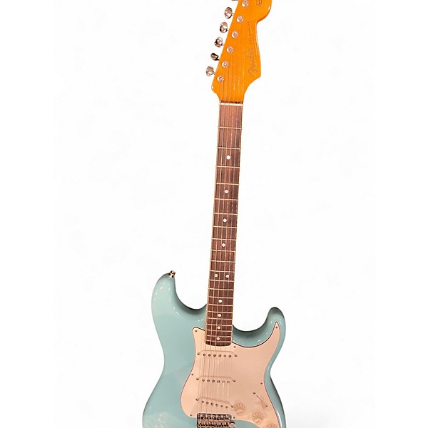 Used 2018 Fender Eric Johnson Signature Stratocaster Rosewood  Tropical Turquoise Solid Body Electric Guitar