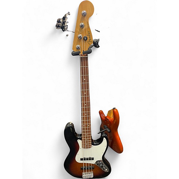 Used Fender Player Jazz Bass 3 Color Sunburst Electric Bass Guitar
