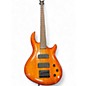 Used Dean Edge 5 String Trans Orange Electric Bass Guitar thumbnail