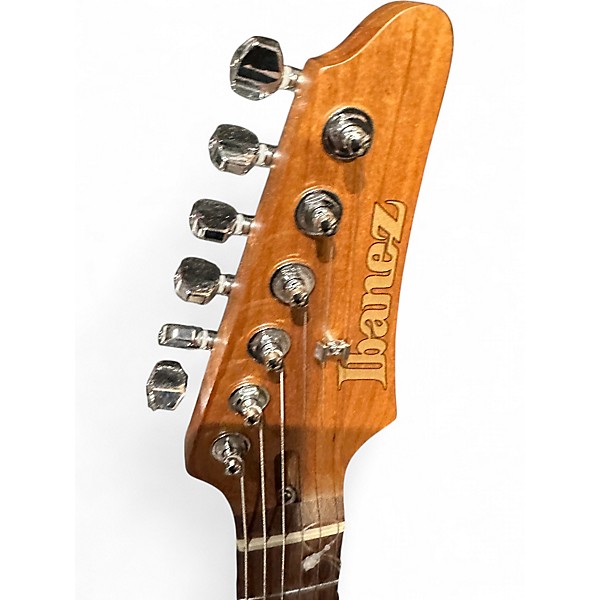 Used Ibanez AZ24S1F Turquise Burst Solid Body Electric Guitar