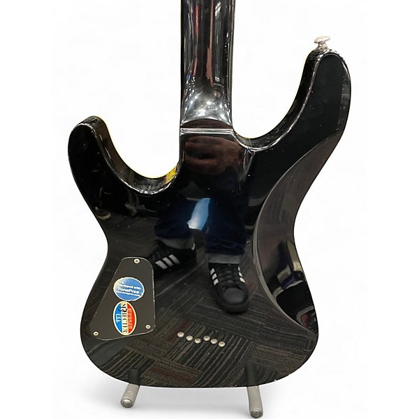 Used Schecter Guitar Research C1 Elite Black Solid Body Electric Guitar