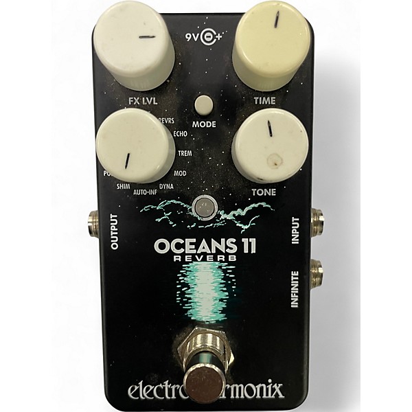 Used Electro-Harmonix Oceans 11  Reverb Effect Pedal