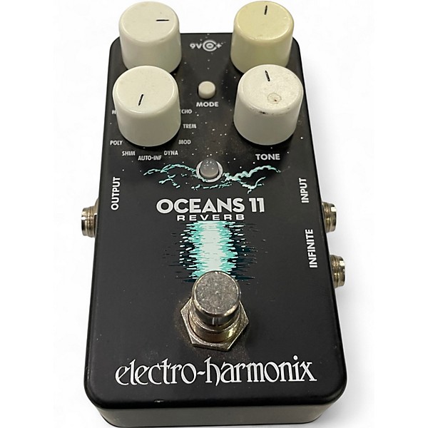 Used Electro-Harmonix Oceans 11  Reverb Effect Pedal