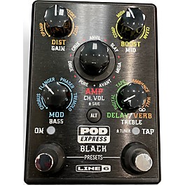 Used Line 6 POD EXPRESS BLACK Effect Processor