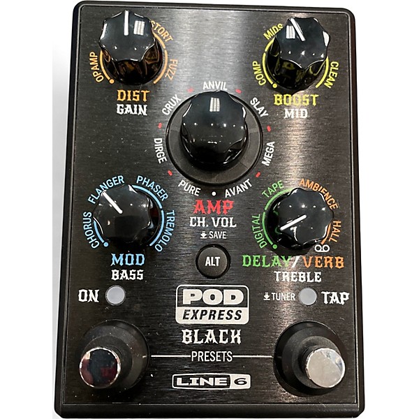 Used Line 6 POD EXPRESS BLACK Effect Processor