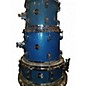 Used Ludwig 5 Piece Element Evolution Blue Sparkle Drum Kit