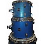 Used Ludwig 5 Piece Element Evolution Blue Sparkle Drum Kit