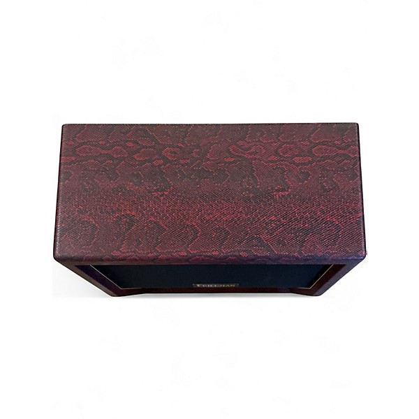 Used Friedman 212 EXT Vertical Burgundy Anaconda Guitar Cabinet