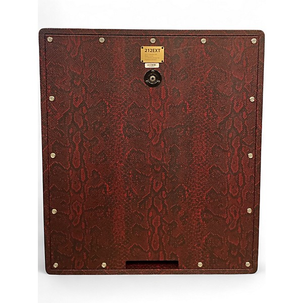 Used Friedman 212 EXT Vertical Burgundy Anaconda Guitar Cabinet