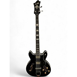 Used Hagstrom VIKING Black Electric Bass Guitar