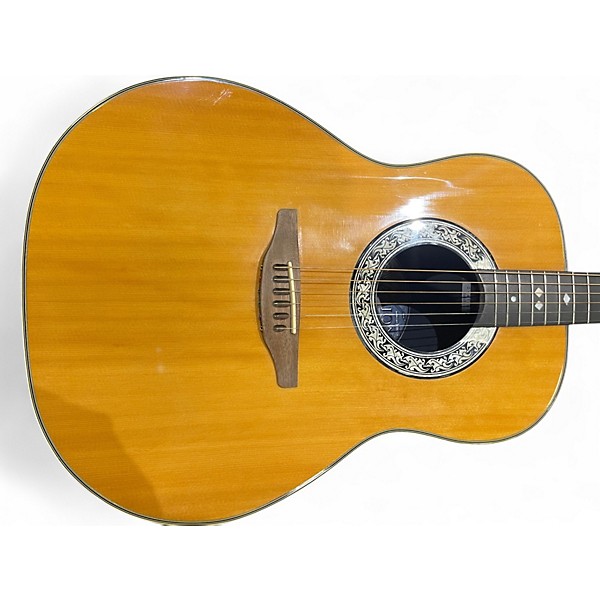 Used Ovation 1975 Custom Balladeer Natural Acoustic Guitar