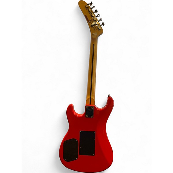 Used Kramer The 84 Baretta red with stripe Solid Body Electric Guitar
