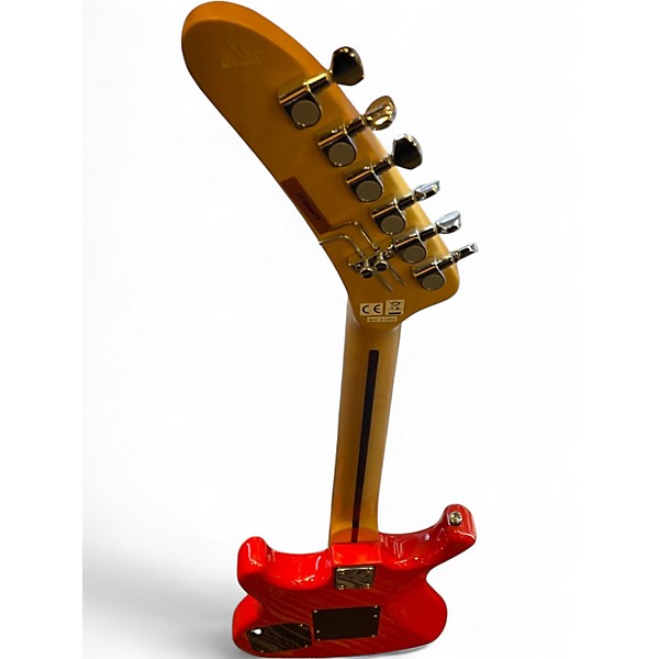 Used Kramer The 84 Baretta red with stripe Solid Body Electric Guitar