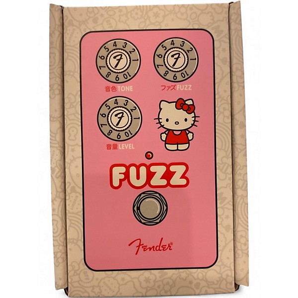Used Fender Hello Kitty Fuzz Effect Pedal