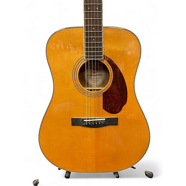 Used Fender PM-1E NATURAL Acoustic Electric Guitar