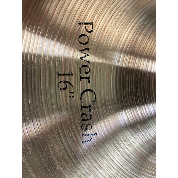 Used Paiste 16in SOUND FORMULA POWER CRASH Cymbal