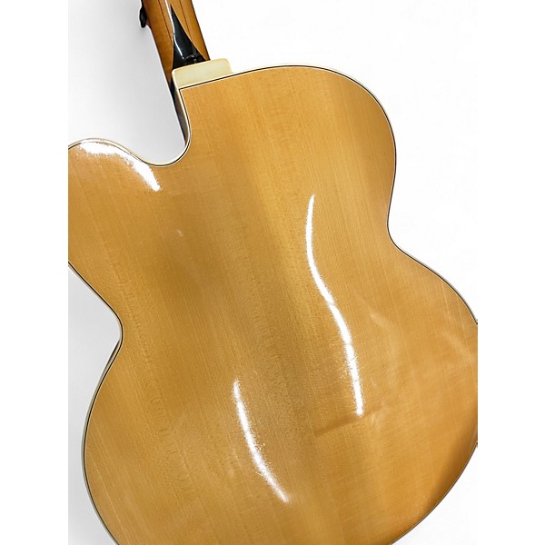 Vintage 1977 Gibson Super 400 Natural Hollow Body Electric Guitar