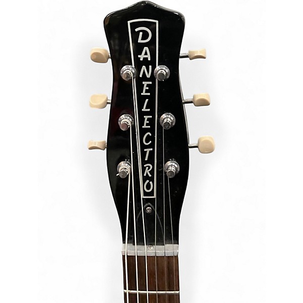 Used Danelectro Stock '59 Black Solid Body Electric Guitar