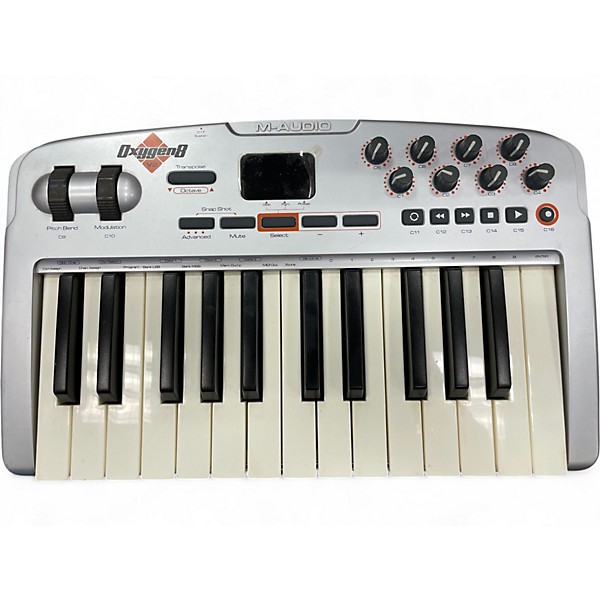 Used M-Audio Oxygen 8 V2 25 Key MIDI Controller